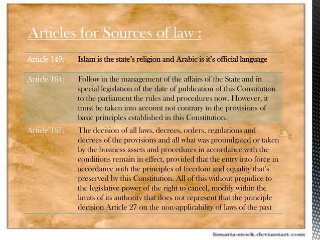 The 1923 egyptian constitution PPT