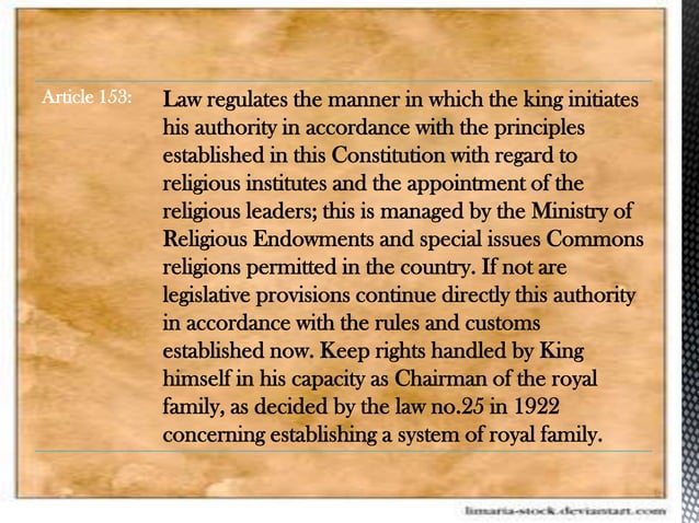 The 1923 egyptian constitution PPT