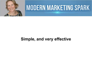 Simple, and very effective