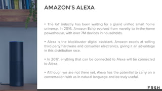▸
▸
▸
▸
AMAZON’S ALEXA
 