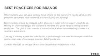 BEST PRACTICES FOR BRANDS
 