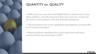 ▸
▸
▸
QUANTITY vs. QUALITY
 