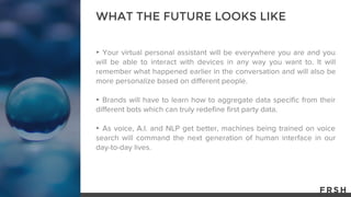 ▸
▸
▸
WHAT THE FUTURE LOOKS LIKE
 