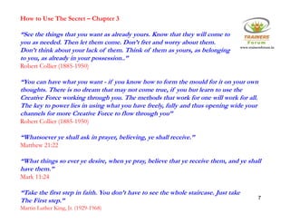 The Secret in Nutshell