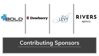 Contributing Sponsors
 