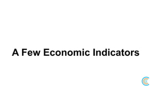 A Few Economic Indicators
 