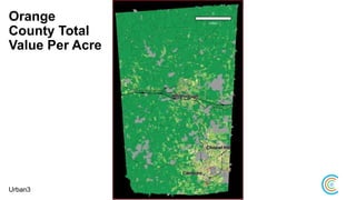 Orange
County Total
Value Per Acre
Urban3
 