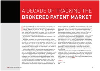 The 2021 Brokered Patent Market