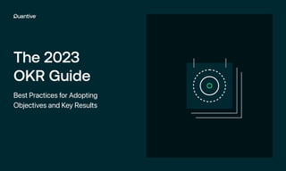 1
The 2023
OKR Guide
Best Practices for Adopting
Objectives and Key Results
 