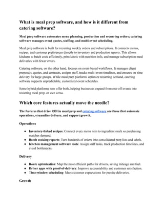 the 11 best catering software - woofresh Images High... The 2025 Guide to Meal Prep Software & Catering Software_ Features, ROI ...