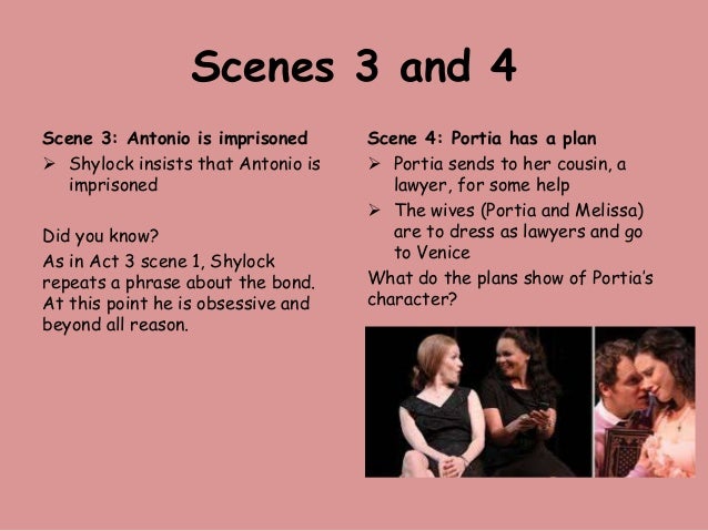 Merchant Of Venice Act 3 Scene 1 Summary