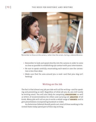 THE NEED FOR RHETORIC AND WRITING | PDF