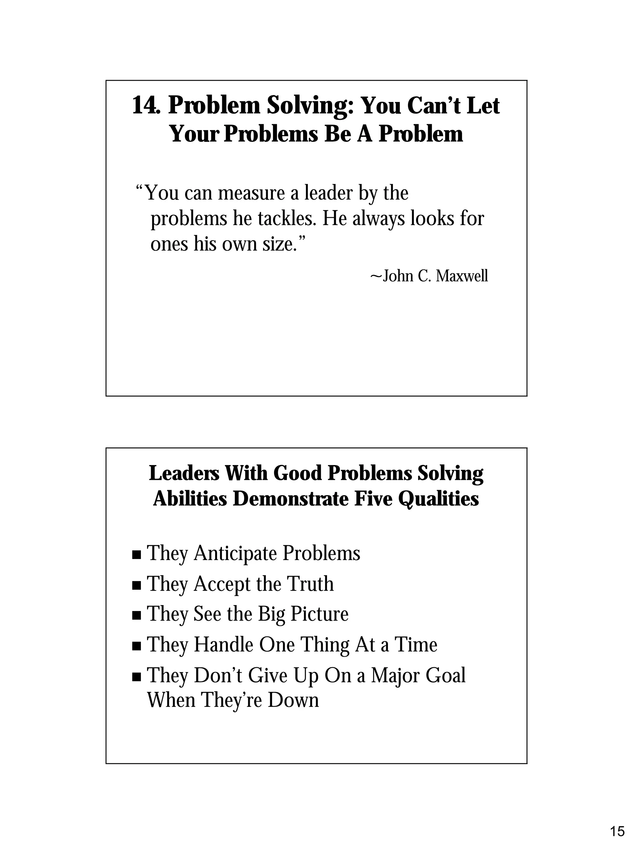 The 21 indispensable qualities of a leader | PDF