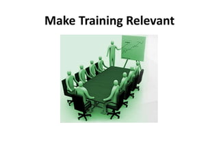 Make Training Relevant