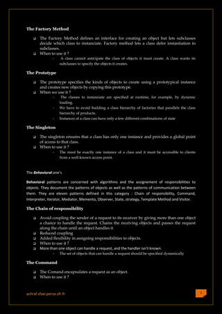 The 23 gof design patterns in java ,the summary | PDF | Programming ...
