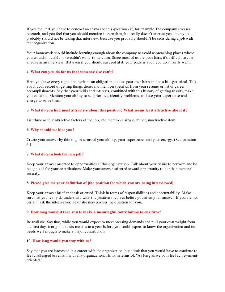 The 25 Most Difficult Questions You