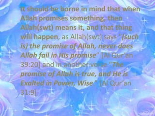 The 25 promises of Allah | PPTX