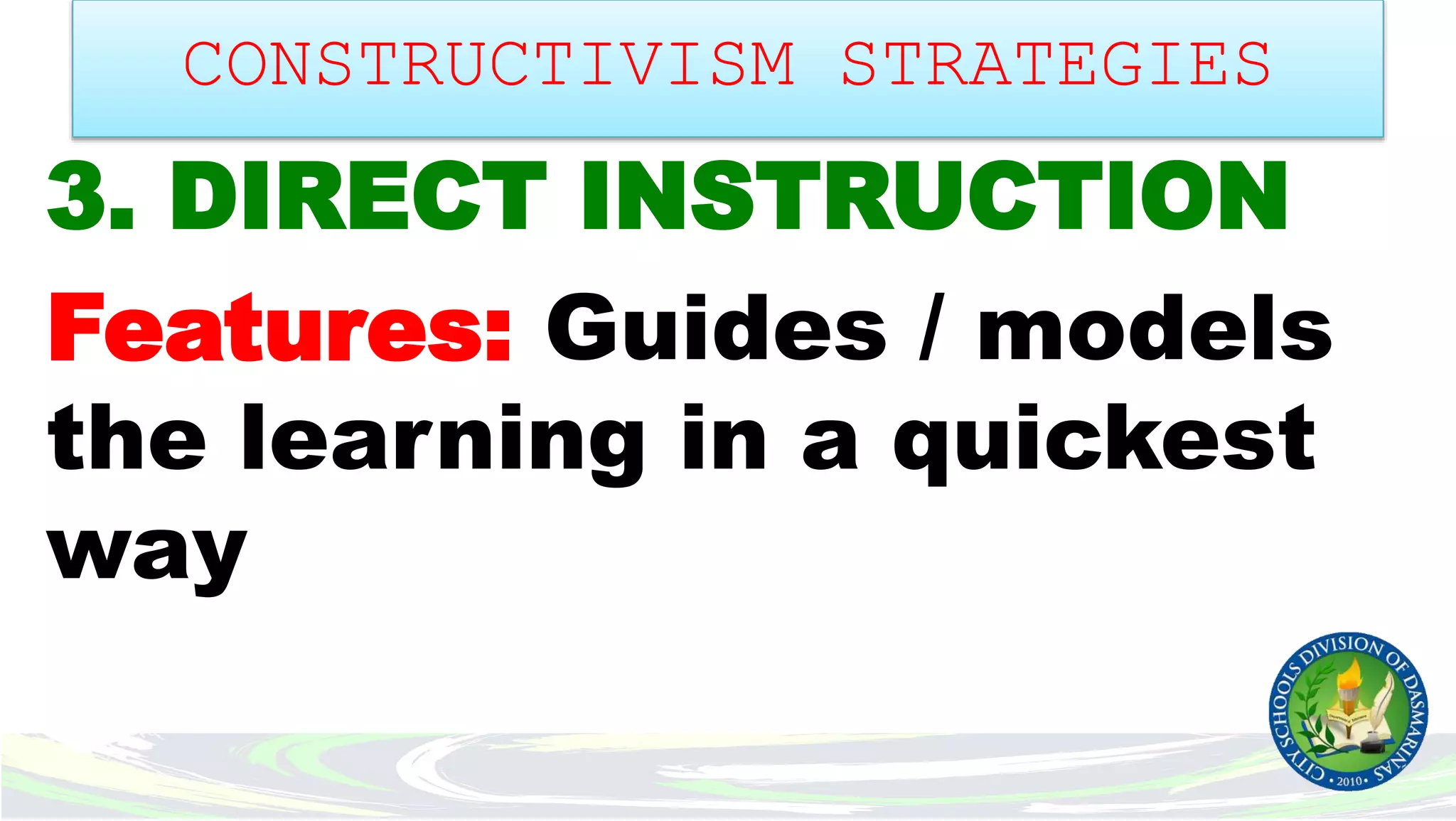 The 2 c 2i-1r pedagogical approaches | PPTX