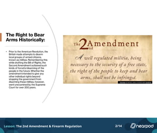 The 2nd amendment firearm regulation | PDF