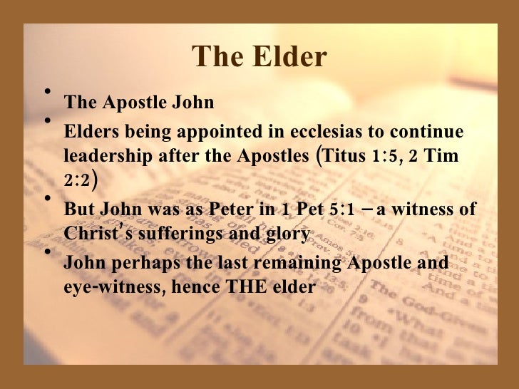 The 2nd Epistle Of John