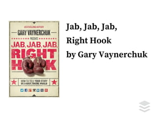 Jab, Jab, Jab,
Right Hook
by Gary Vaynerchuk
 