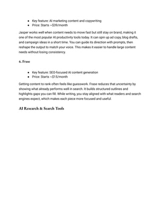 The 30 Smartest AI Productivity Tools to Use in 2026.pdf
