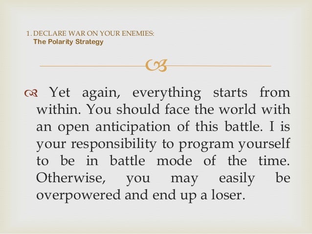 The 33 Strategies Of War Final