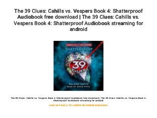 Cahills Vs Vespers Book 4 Pdf Download