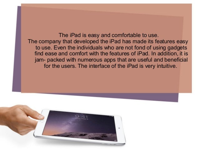 The 3 benefits of having an Ipad