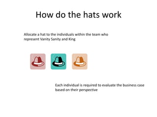 The 3 business hats | PPTX