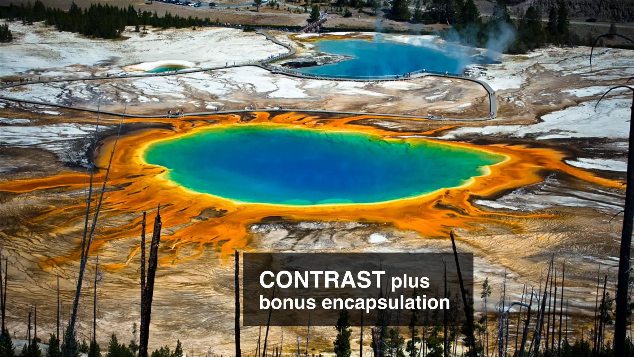 CONTRAST plus !
bonus encapsulation

 