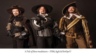 A Tale of three musketeers – ITSM, Agile & DevOps!!!
 