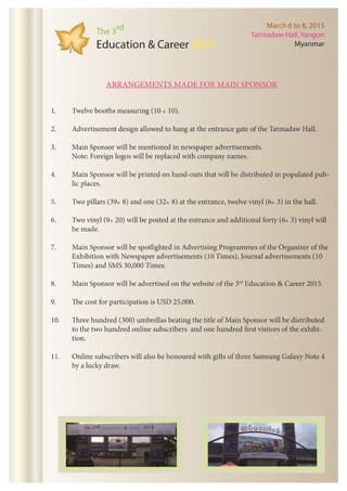 The3rdeducationandcareer english-proposal