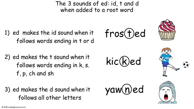The 3 Sounds Ed Makes Id T And D
