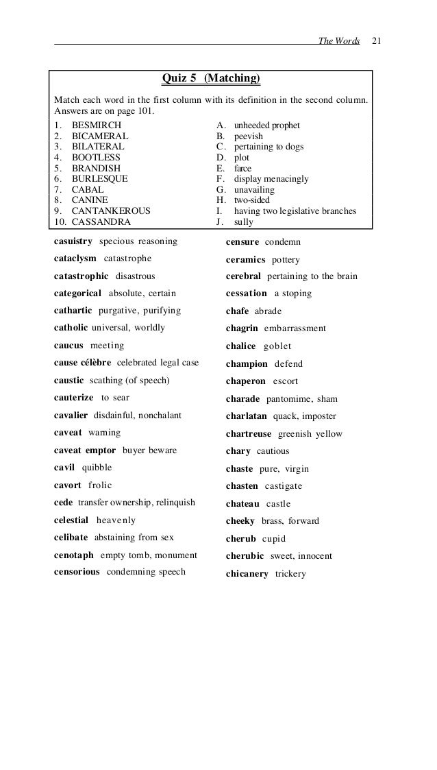 The 4000 English Words Essential For An Educated Vocabulary
