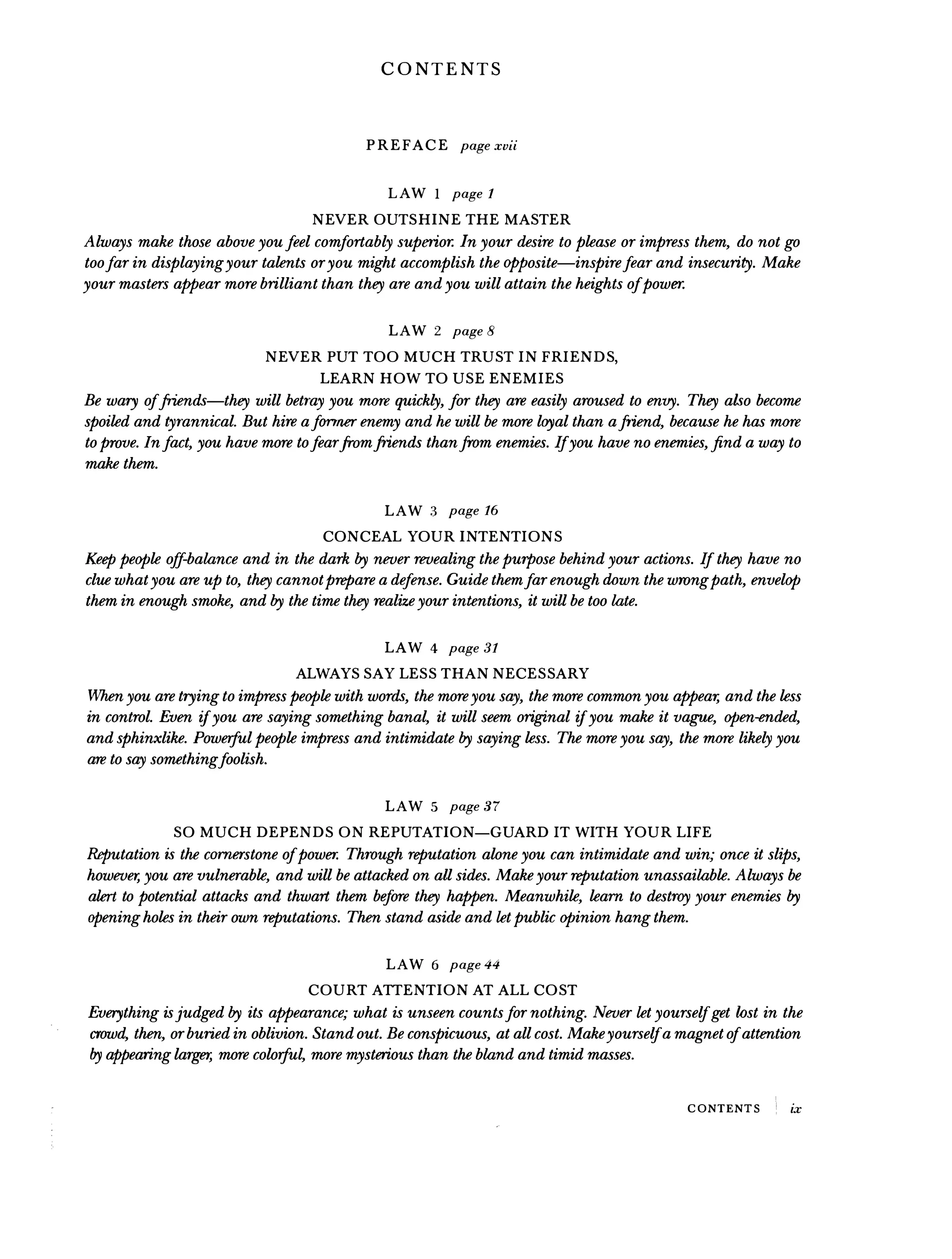 THE 48 LAWS OF POWER FULL BOOK | PDF