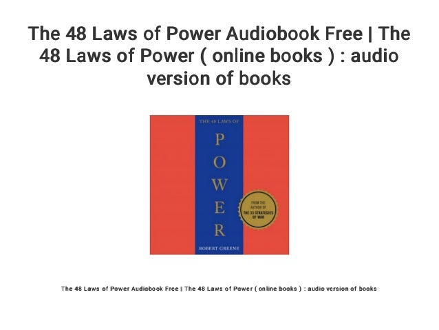 48 Laws Of Power Audiobook Free Download The 48 Laws of Power Audiobook Free | The 48 Laws of Power ( online b…