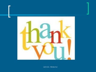 Let's CLIL - Montse Irun

 