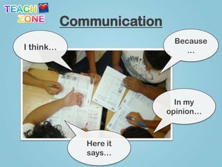 CultureThese four principles are essential to the CLIL approach. They should be used as the framework for creating and delivering successful lessons. 