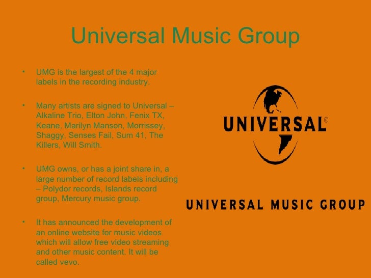 Four major record labels