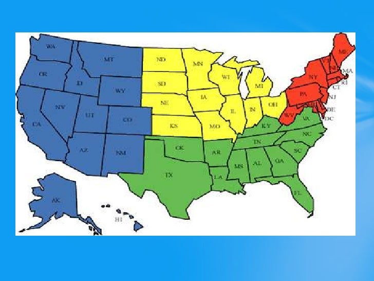 The 50 states