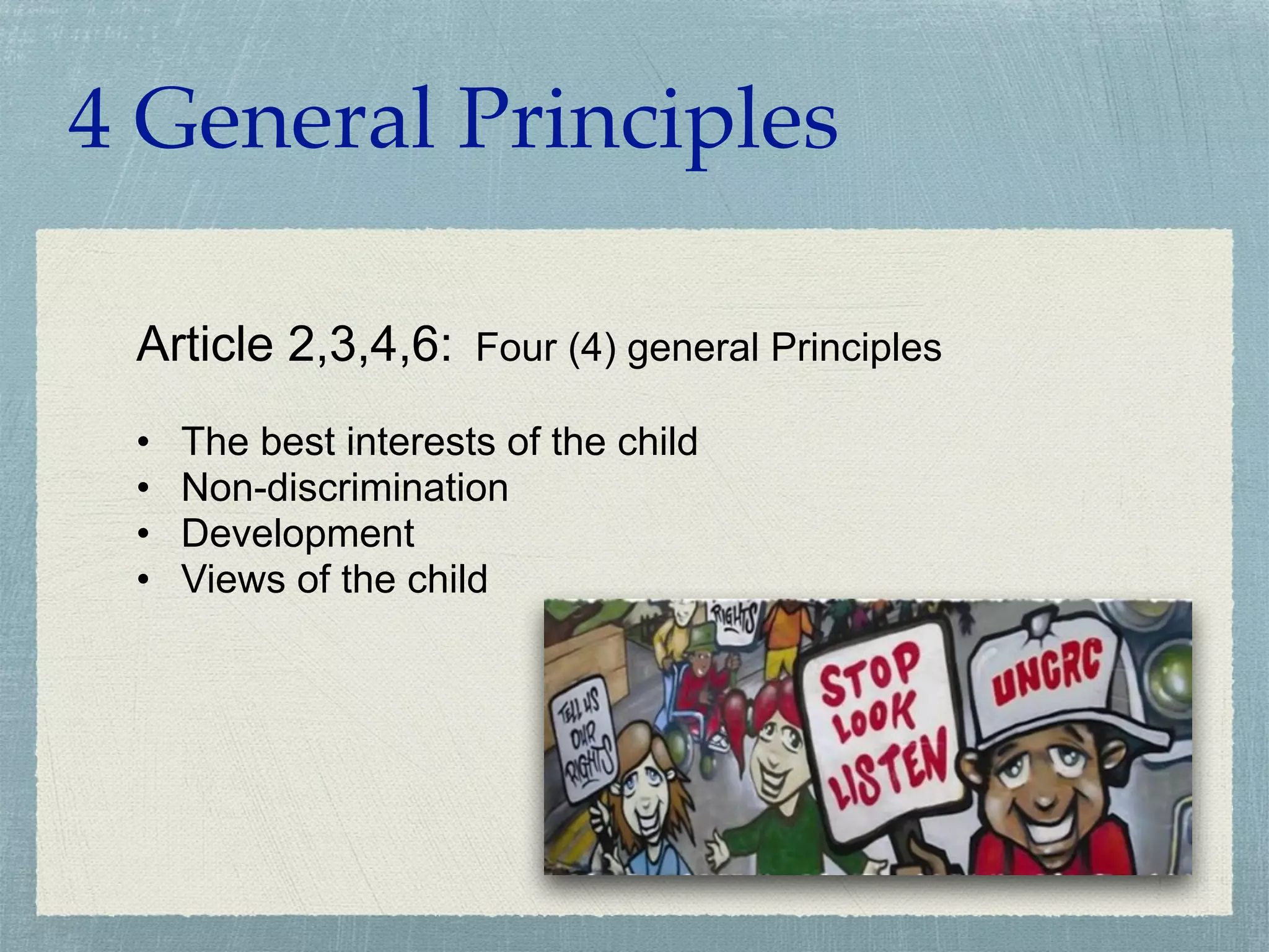 The 54 articles of the un crc | PDF
