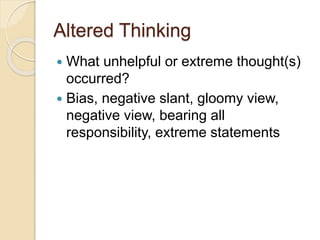 The 5 areas model by chis williams | PPTX