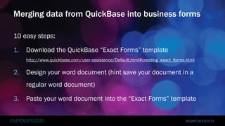 The 5 Best-Kept QuickBase Secrets | PDF