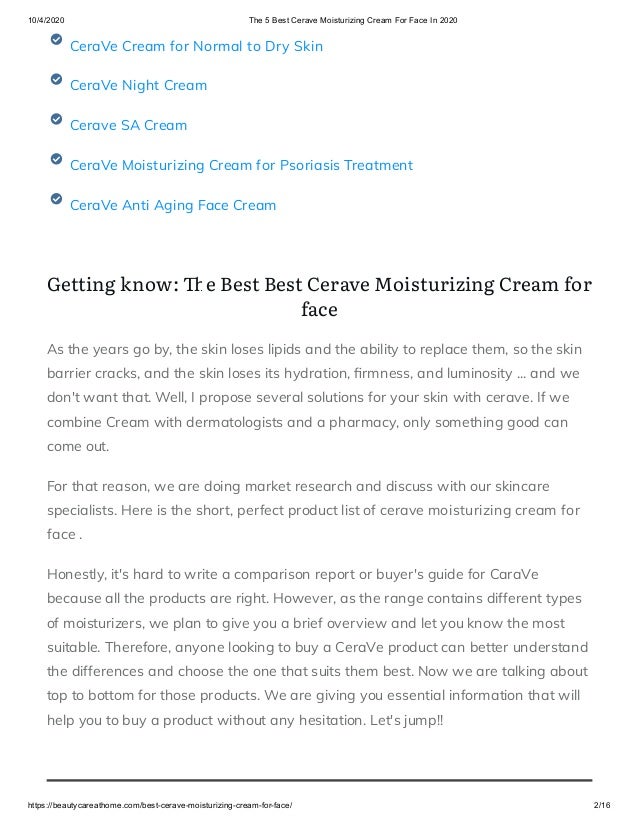 cerave anti aging face cream