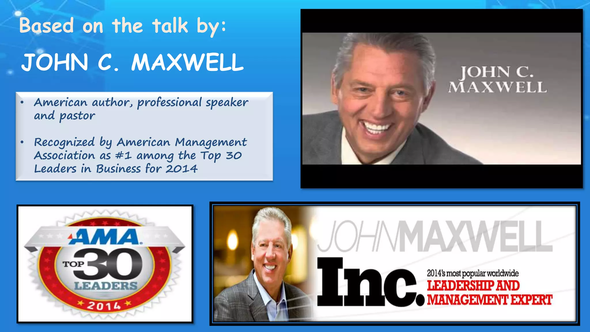 The 5 levels of leadership byJohn Maxwell | PPTX