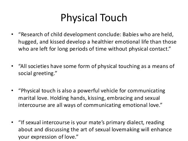 Touch As A Love Language Touch As A Love Language