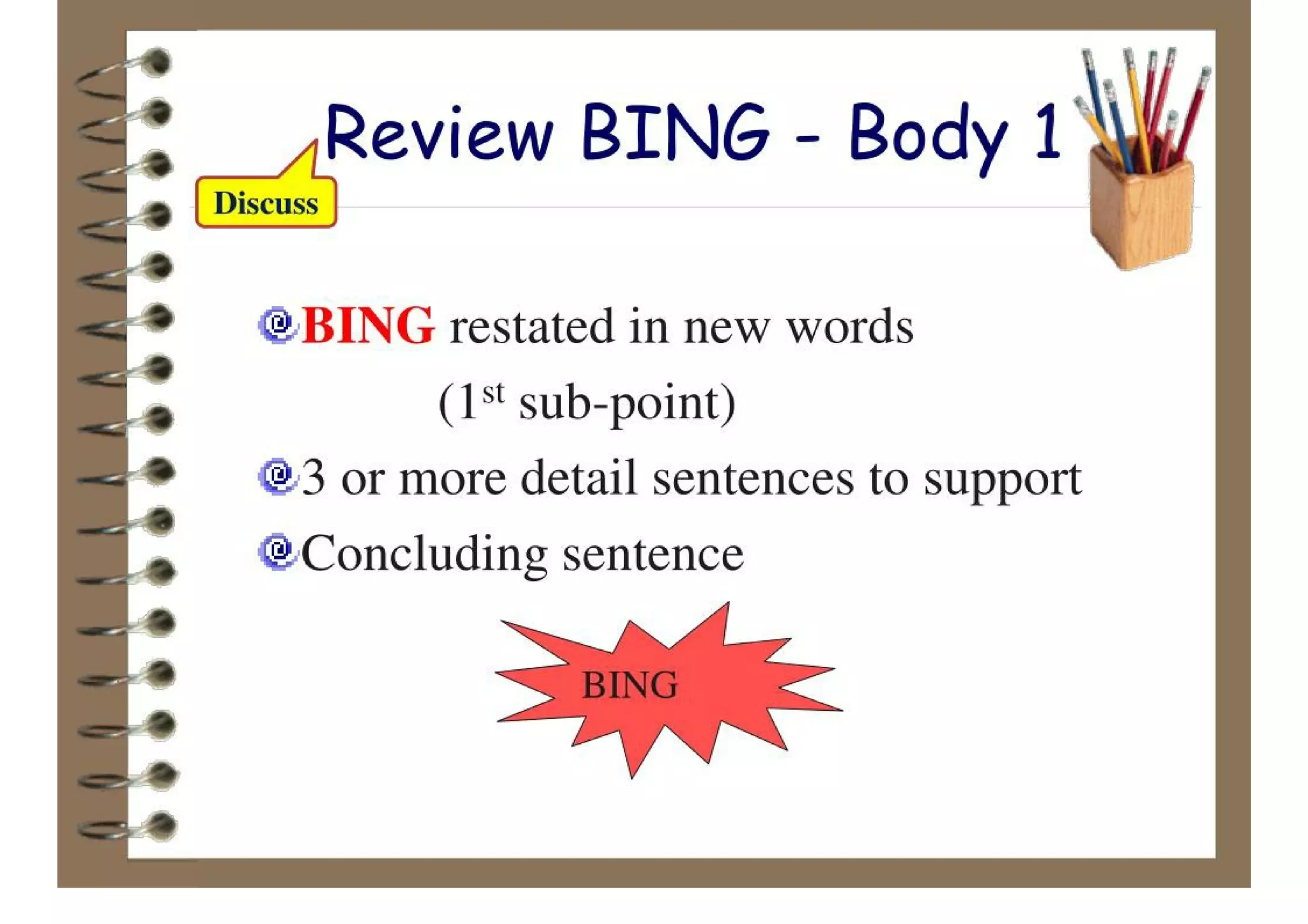 The 5 Paragraph Essay