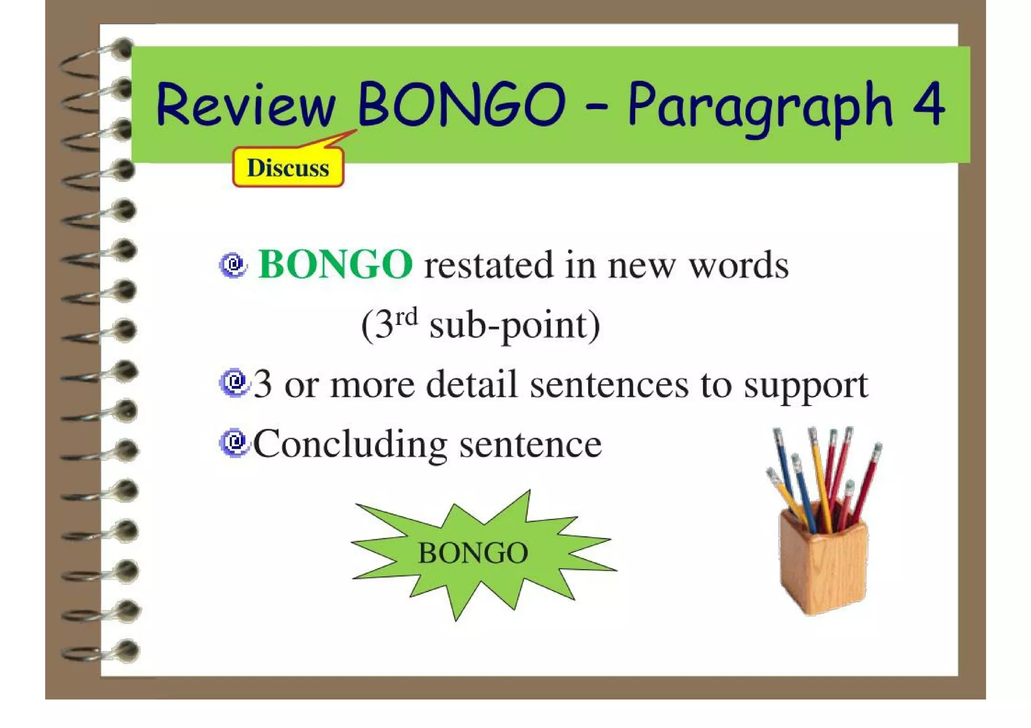 The 5 Paragraph Essay