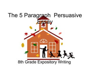 The 5 Paragraph  Persuasive Essay 8th Grade Expository Writing  
